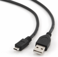 Gembird CCP-MUSB2-AMBM-0.1M USB-A apa - Micro-USB apa Összekötő kábel 0.1m - Fekete