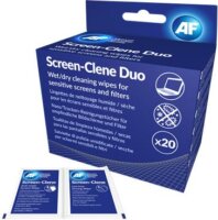 AF Screen-Clene Duo Nedves-száraz Tisztítókendő képernyőhöz (20 db / csomag)