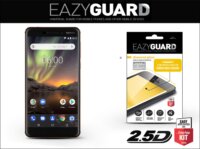 EazyGuard LA-1323 Diamond Glass 2.5D Fullcover Nokia 6 (2018) Gyémántüveg képernyővédő - Fekete