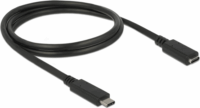 Delock 85533 USB-C apa > USB-C anya Hosszabbító kábel 1.0m - Fekete