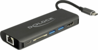 Delock 87721 USB-C Dokkoló - Fekete