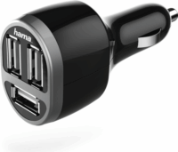 Hama 173603 Autós Tripla USB töltő Fekete