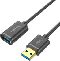 Unitrek Y-C456GBK USB 3.0-A anya - USB 3.0-A apa hosszabbító kábel 0.5m - Fekete