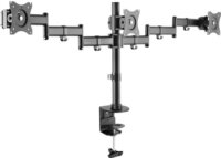 LogiLink BP0050 13"-27" Tripla LCD TV/Monitor asztali tartó kar - Fekete