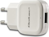 Qoltec 50193 Hálózati USB töltő Okostelefon / Tablet számára (5V | 2.4A) Fehér