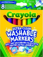 Crayola 58-8328 Lemosható vastag filctoll - Vegyes színek (8db)