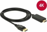 Delock 85319 DisplayPort apa - HDMI-A apa Nagy sebességű kábel 5m Fekete