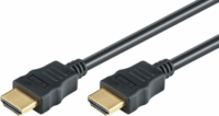 M-CAB 7200232 HDMI-A apa - HDMI-A apa Nagy sebességű kábel 1m Fekete