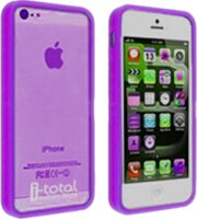 iTotal CM2350PU Apple iPhone 4/4S Szilikon Védőtok - Lila