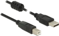 DeLOCK 84899 USB 2.0 A-B kábel 5.0m - Fekete