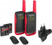 Motorola TLKR T62 Walkie Talkie - Piros/Fekete