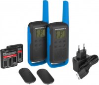 Motorola TLKR T62 Walkie Talkie - Kék/Fekete