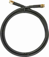 MikroTik SMA/SMA (apa - apa) kábel 1m - Fekete