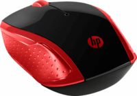 HP 200 Wireless Egér - Fekete/Vörös