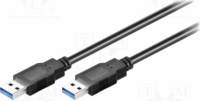Goobay 93928 USB 3.0-A apa - USB 3.0-A apa Adat- és töltőkábel 1.8 m - Fekete