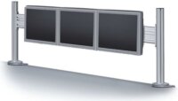NewStar FPMA-DTB100 10"-24" LCD TV/Monitor asztali állvány 3 képernyőhöz - Ezüst