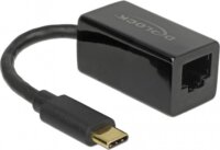 Delock 65904 USB-C - Gigabit Ethernet adapter - Fekete