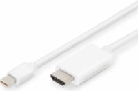 Assmann AK-340304-020-W mini Displayport v1.2 - HDMI-A Adapter kábel 2m Fehér