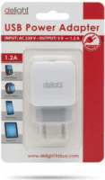 Delight 55045-1WH Hálózati USB Adapter (5V / 1.2A) Fehér