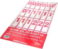 OEM Szám és jelkártya - 2-4. osztály