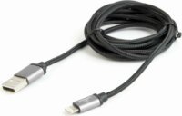 Gembird CCB-MUSB2B-AMLM-6 USB 2.0-A apa - Lightning Adat- és töltőkábel 1.8m - Fekete