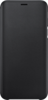 Samsung EF-WJ600 Galaxy J6 gyári Wallet Cover Tok - Fekete