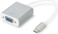 Digitus USB-C apa - VGA anya adapter - Ezüst