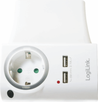 LogiLink Hálózati 2xUSB töltő (5V / 2100mA) Fehér