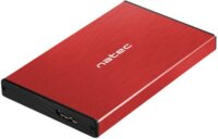 Natec Rhino Go 2.5" USB 3.0 Külső HDD ház - Piros