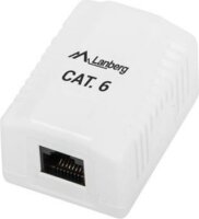 Lanberg OU6-0001-W UTP CAT 1 db RJ45 csatlakozós fali konnektor