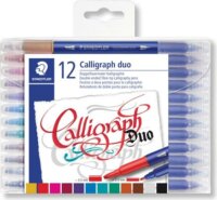 Staedtler Calligraph Duo 2,0/3,5 mm Filctoll készlet - 12 szín