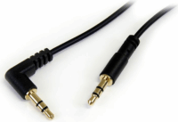 Startech MU6MMSRA 3.5mm Jack (apa - apa 90°) kábel 1.8m - Fekete