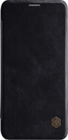 Nillkin Qin Samsung Galaxy A6 Plus (2018) Flip Bőrtok - Fekete