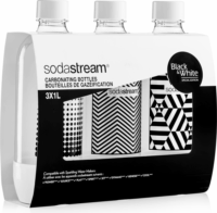 SodaStream SODA Jet Fekete - Fehér szett 0.9l - 3db/csomag