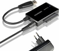 Axagon ADSA-FP3 USB 3.0 - SATA3 adapter - Fekete