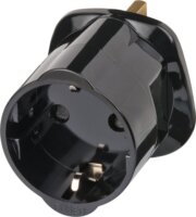 Brennenstuhl 1508533 UK utazó adapter - Fekete