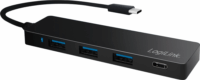 Logilink UA0311 USB 3.0 HUB (3+1 port) Fekete