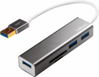 Logilink UA0306 USB 3.0 HUB kártyaolvasóval (3 port) Ezüst