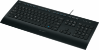 Logitech K280e Vezetékes Billentyűzet (DE) - Fekete