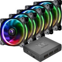 Thermaltake Riing Plus 12 RGB TT Premium Edition 120mm PWM rendszerhűtő (5db)