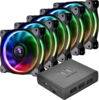 Thermaltake Riing Plus 12 RGB TT Premium Edition 120mm PWM rendszerhűtő (5db)