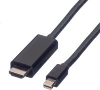 Value11.99.5797-10 Mini DisplayPort - DisplayPort (apa - apa) kábel 3m - Fekete