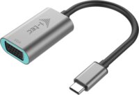 i-Tec C31METALVGA60HZ USB-C apa - VGA anya adapter - Fekete/Ezüst