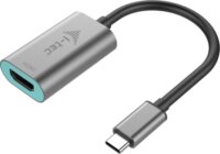 i-Tec C31METALHDMI60HZ USB-C apa - HDMI anya adapter - Fekete/Ezüst