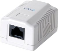 Logilink NP0071 1 db RJ45 (CAT6) csatlakozós fali konnektor