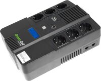 Green Cell UPS06 AiO 600VA / 360W Line Interactive AVR - LCD kijelzővel