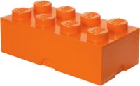 LEGO 40041760 Brick 8 Tároló doboz 12,1L - Narancs