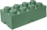 LEGO Storage Brick 8 Tárolódoboz 25x50cm - Homokzöld