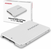 Axagon RSS-M2SD M.2 SATA B-Key - SATA SSD adapter ház - Ezüst