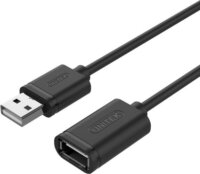 Unitrek Y-C428GBK USB-A (apa - anya) kábel 1m - Fekete